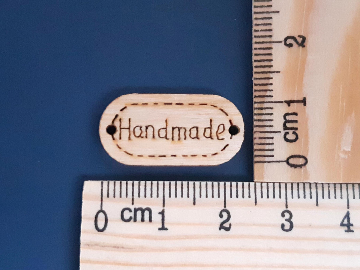 Wooden Sew on Labels