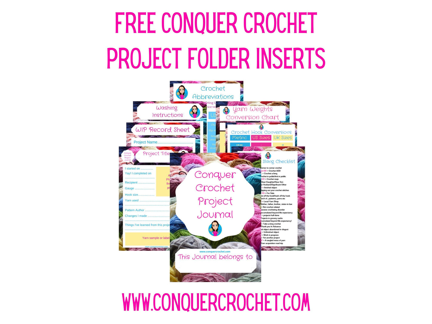 Fun Crochet Card And Sticker Set