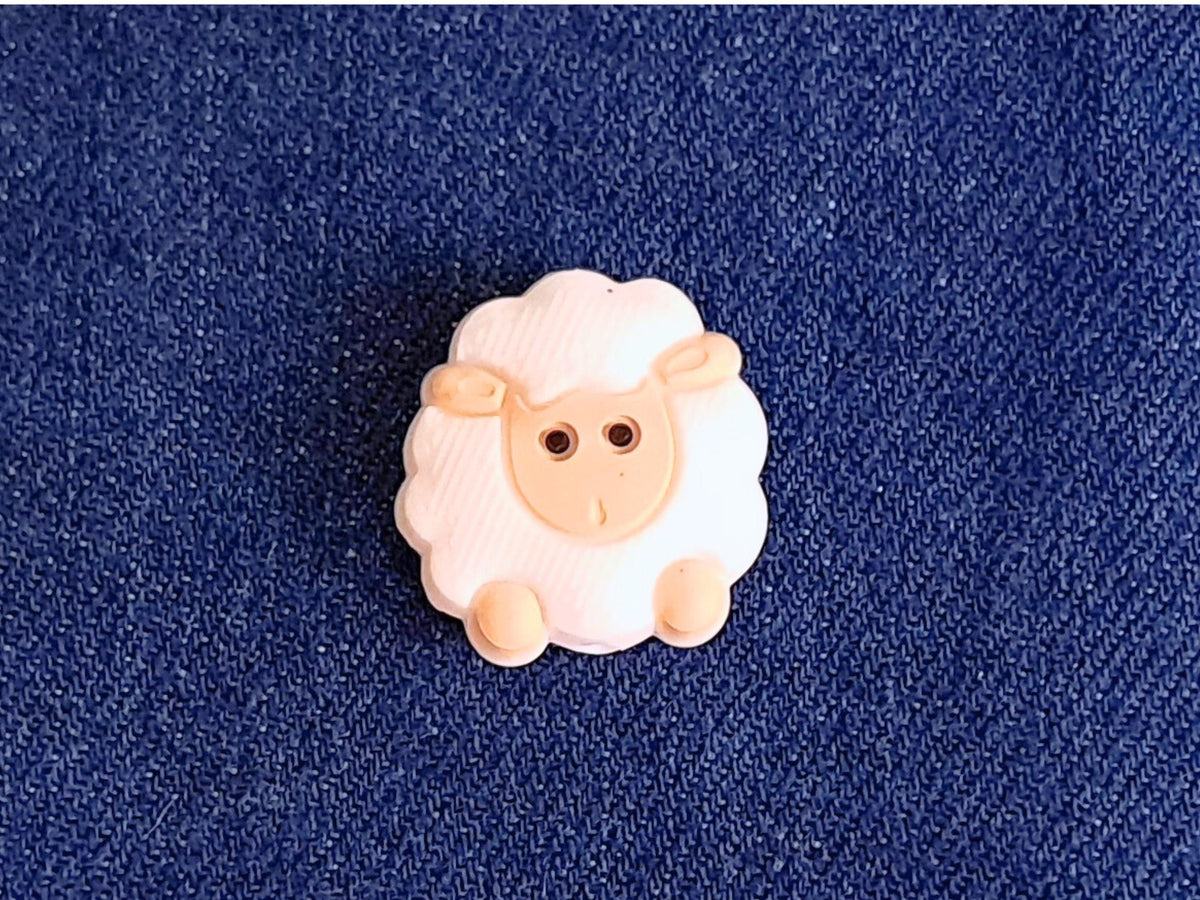 Sheep Stitch Stopper, Animal Silicone Bead Scissor Tip Protector, Knitting Needle Cap, Crochet Project Saver, WIP Bag Tool Notions Sewing
