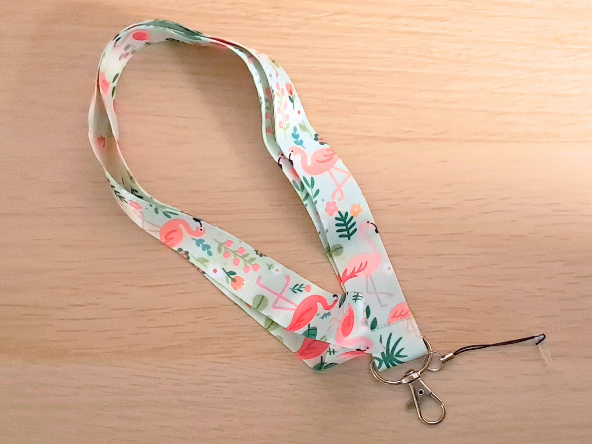 Flamingo Lanyard Scissor Protector Set