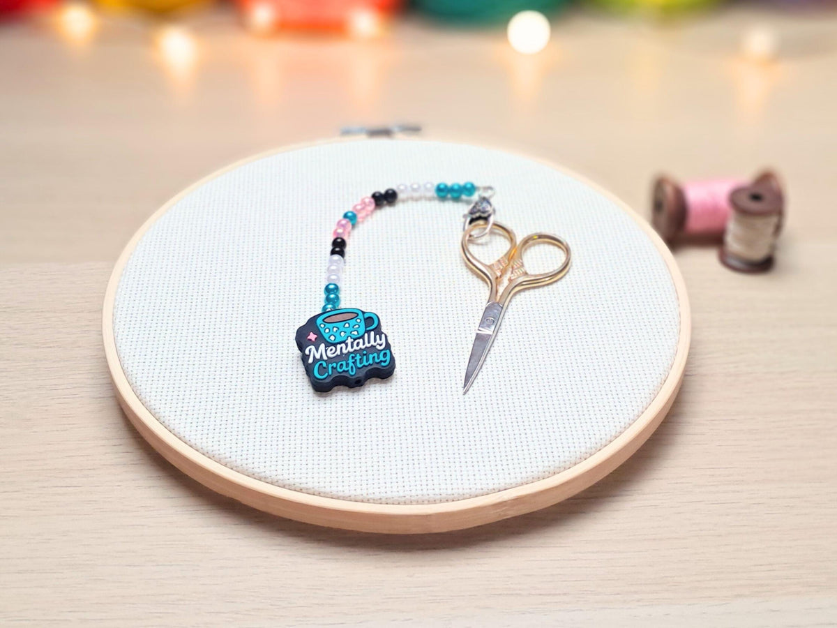 Crafters Scissor Fob with Protection Bead