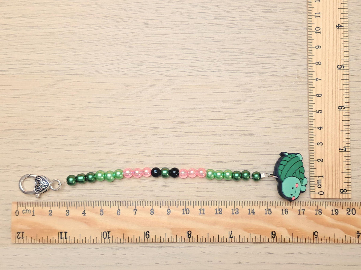 Turtle Scissor Fob with Protection Bead