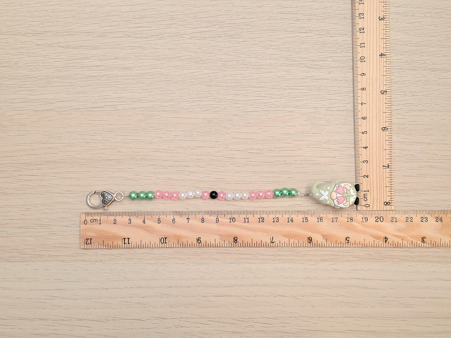 Gnome Scissor Fob with Protection Bead