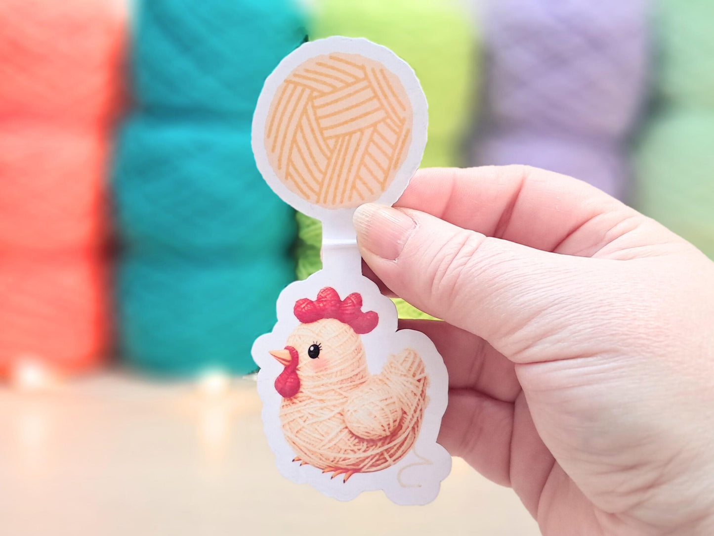 Chicken Magnetic Bookmark