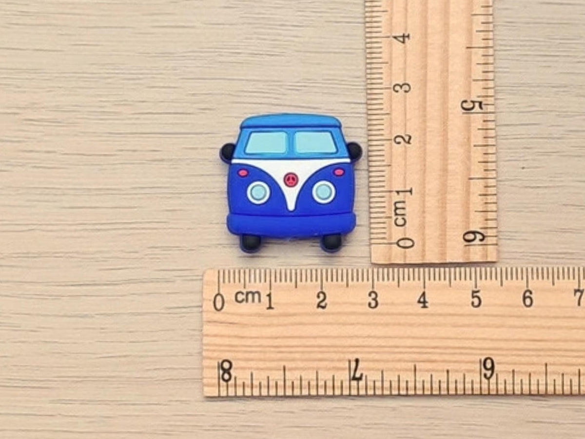 Campervan Stitch Stopper, Silicone Bead Scissor Tip Protector, Knitting Needle, Crochet Project Saver, WIP Bag Tool Notions Sewing