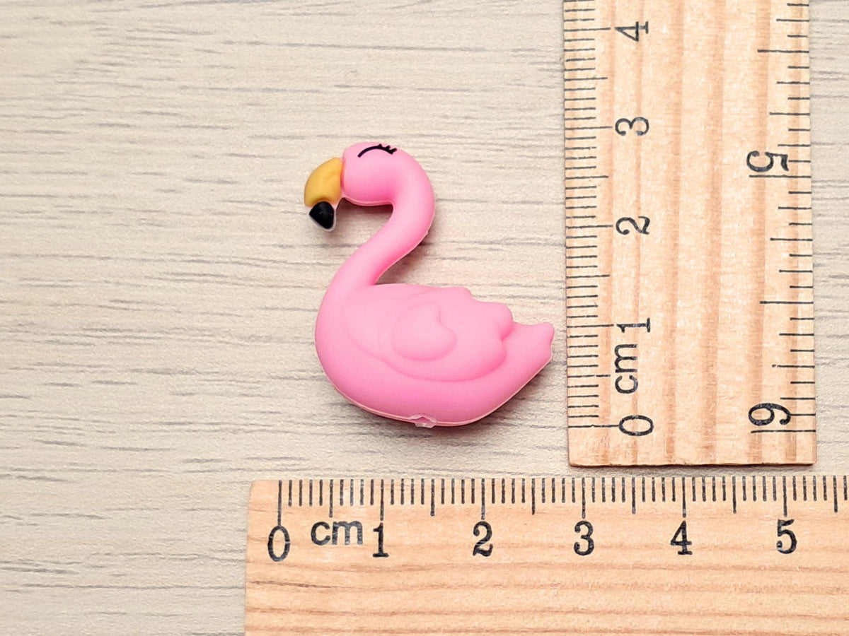 Flamingo Stitch Stopper, Scissor Tip Protector, Knitting Needle Cap, Crochet Project Saver, WIP Bag Tools Notions Accessories Supplies