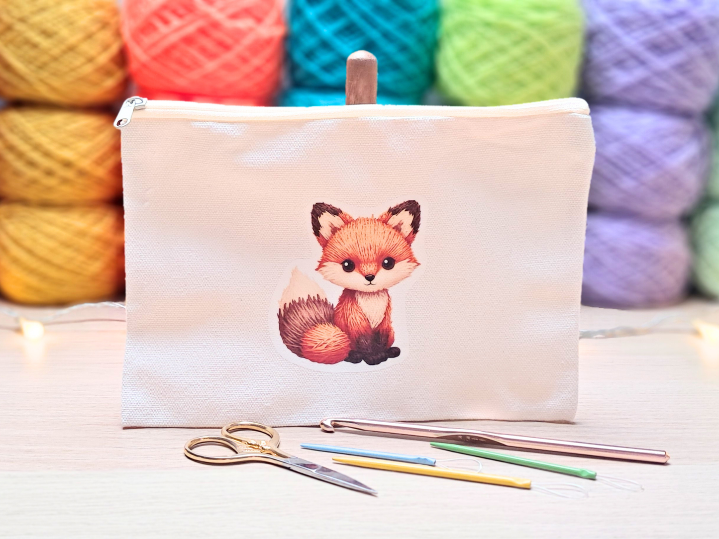 Fox project Pouch - Yarn Pals Kit