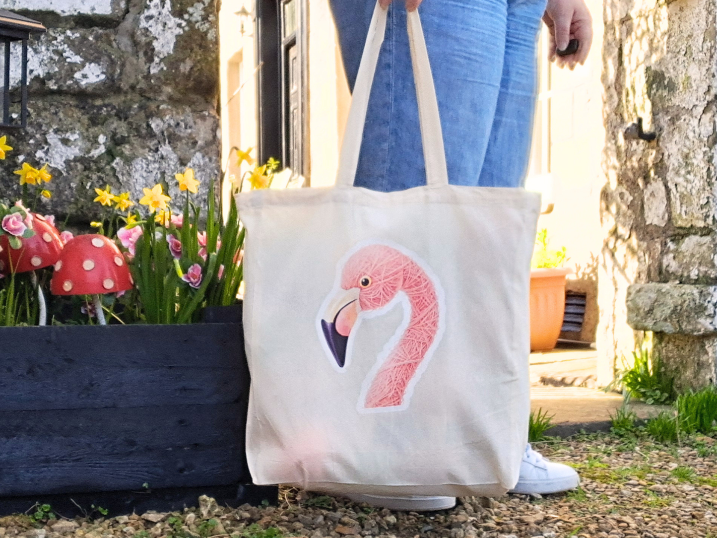 Flamingo Project Bag - Yarn Pals Blush