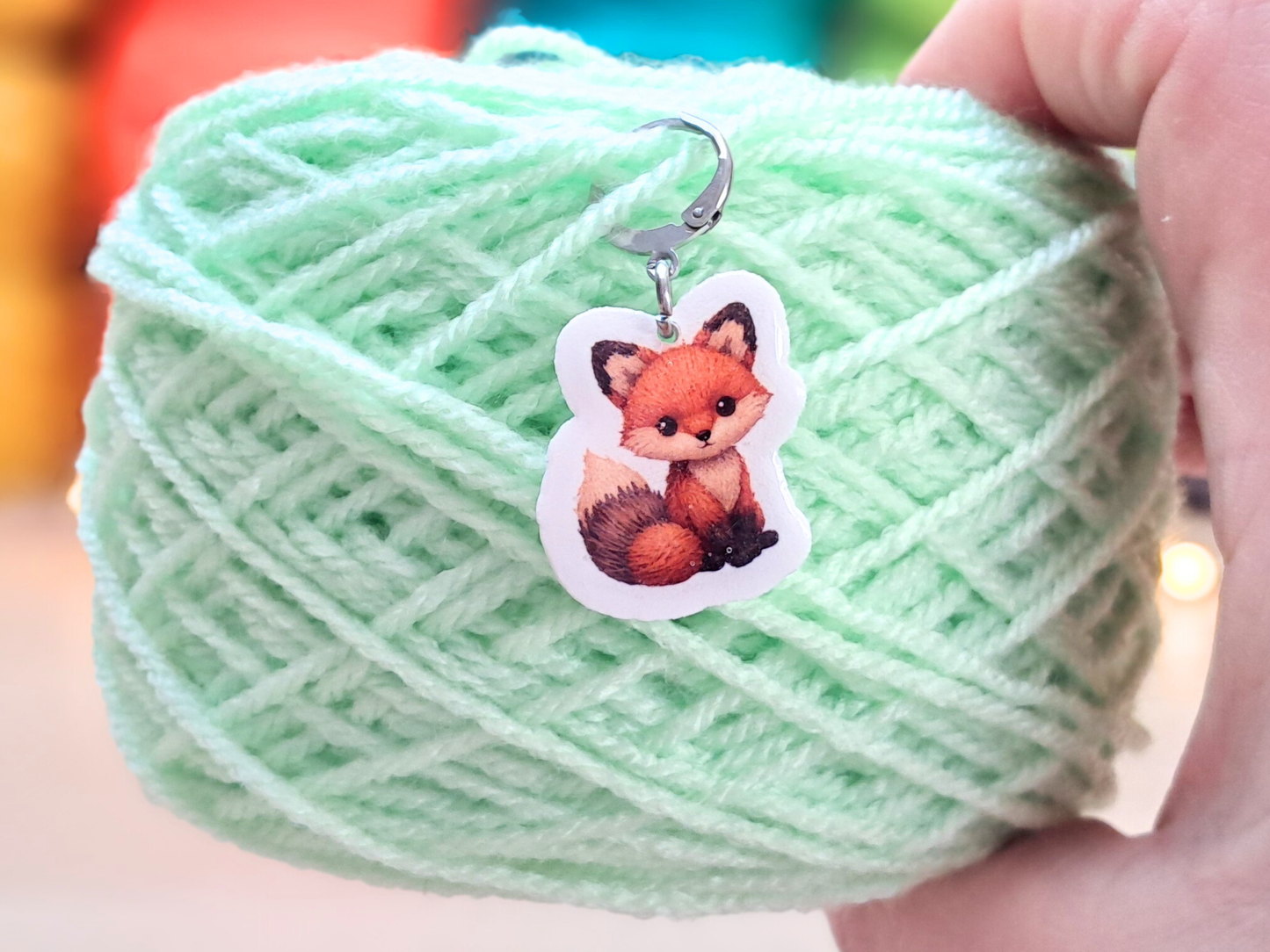Fox Stitch Marker - Kit the Yarn Pals Fox