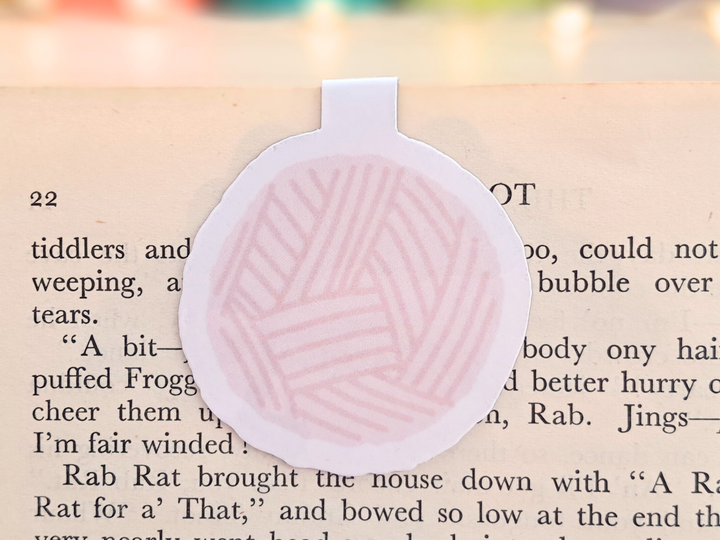 Magnetic Bookmark - Echo the Yarn Pals Bat