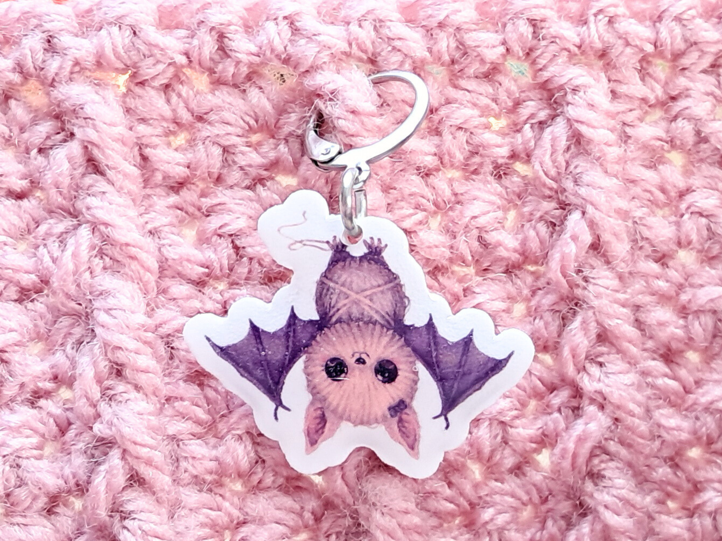 Bat Stitch Marker - Echo the Yarn Pals Bat