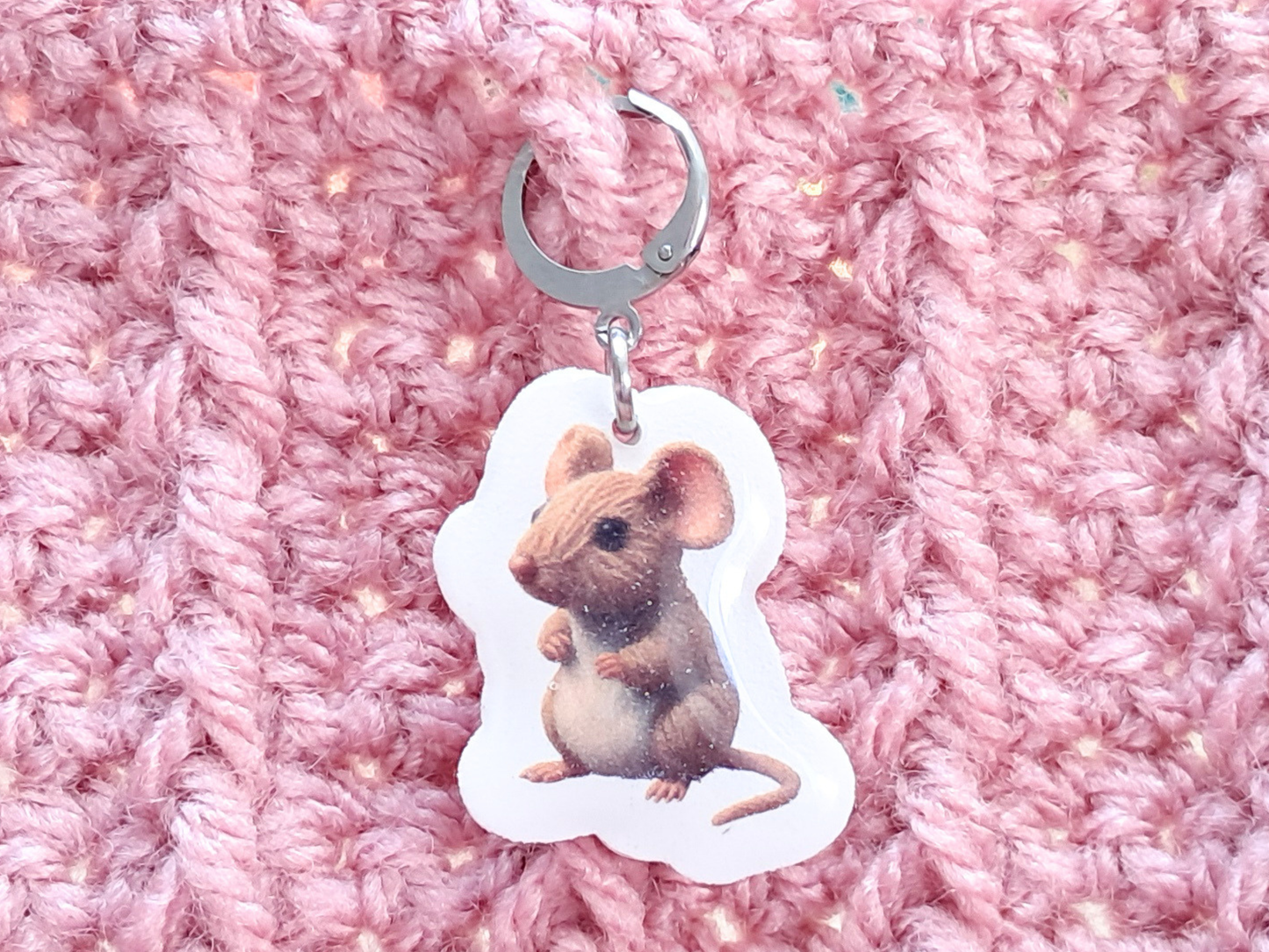 Mouse Stitch Marker - Meg the Yarn Pals Mouse