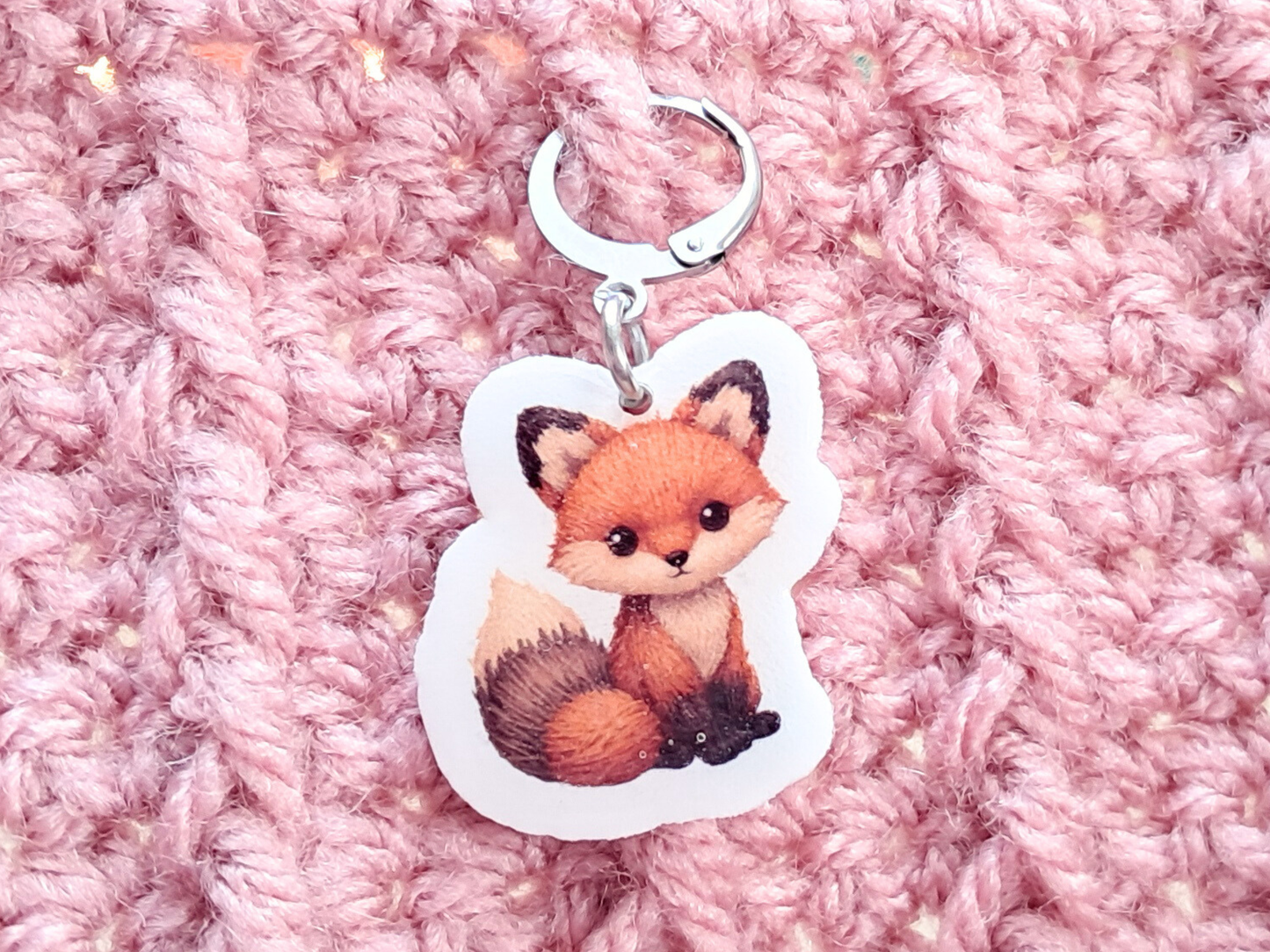 Fox Stitch Marker - Kit the Yarn Pals Fox