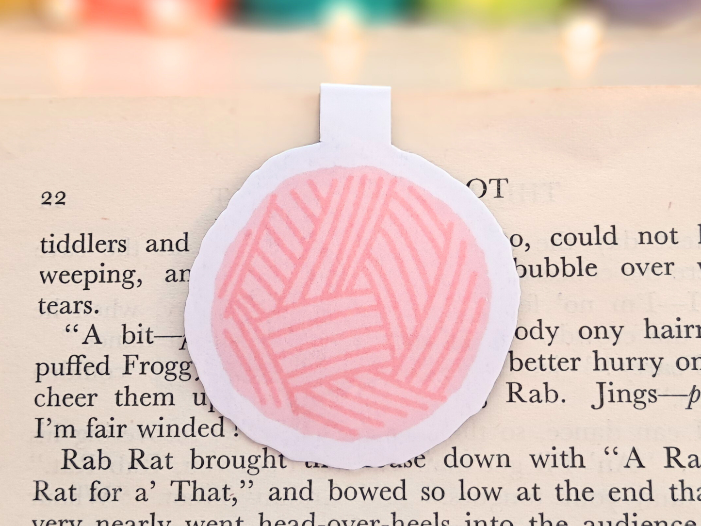 Magnetic Bookmark - Blush the Yarn Pals Flamingo
