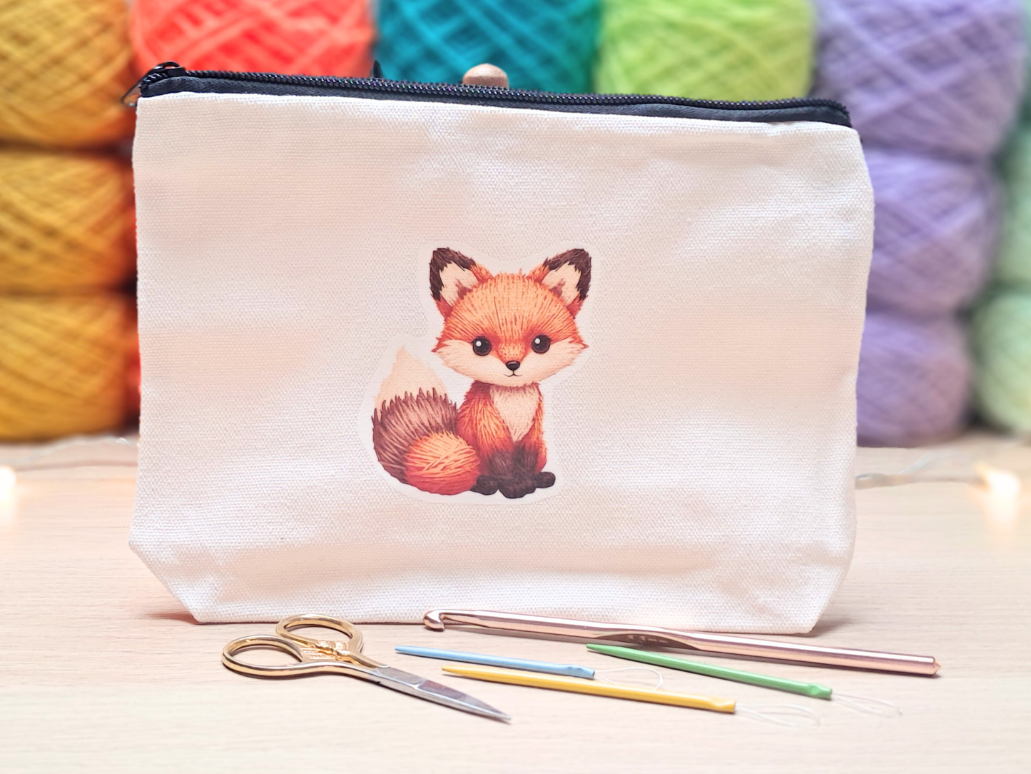 Fox project Pouch - Yarn Pals Kit
