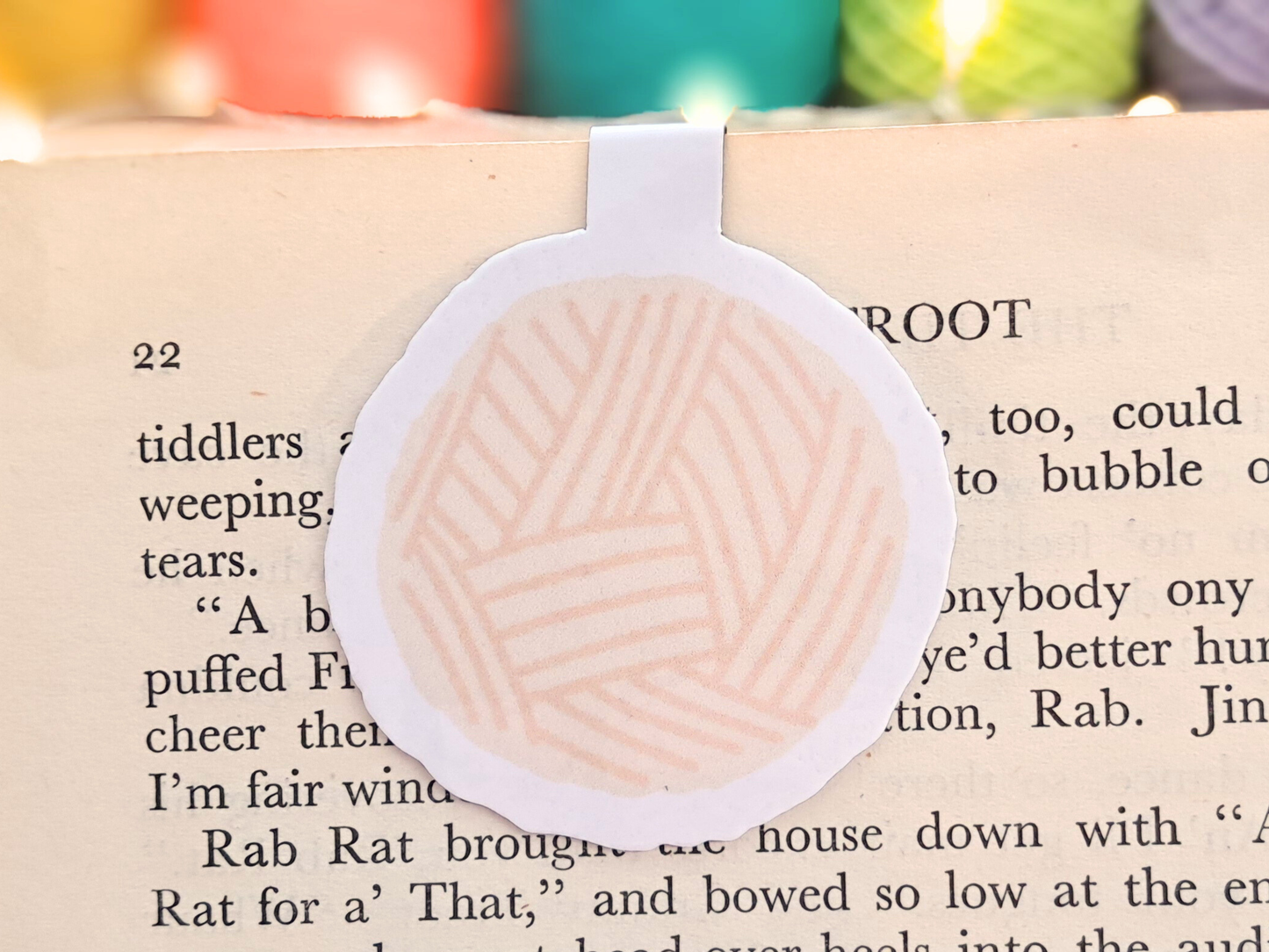 Magnetic Bookmark - Bobby the Yarn Pals Puppy