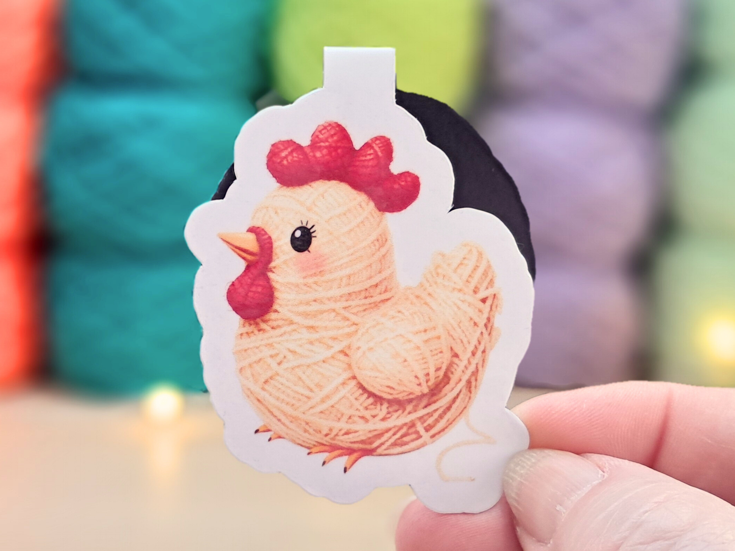 Magnetic Bookmark - Callie the Yarn Pals Chicken