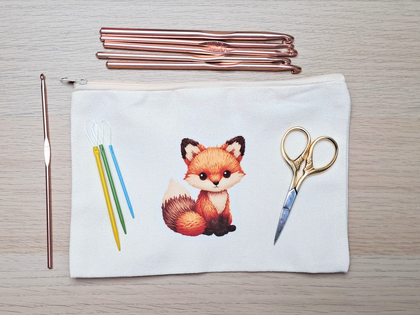 Fox project Pouch - Yarn Pals Kit