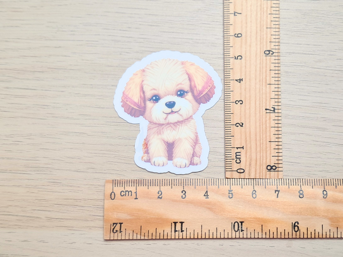 Puppy Die Cut Sticker - Yarn Pals Bobby
