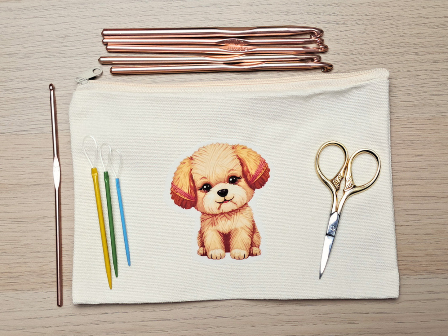 Puppy Project Pouch - Yarn Pals Bobby