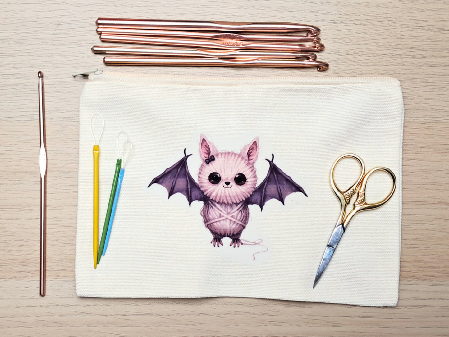Bat Project Pouch - Yarn Pals Echo