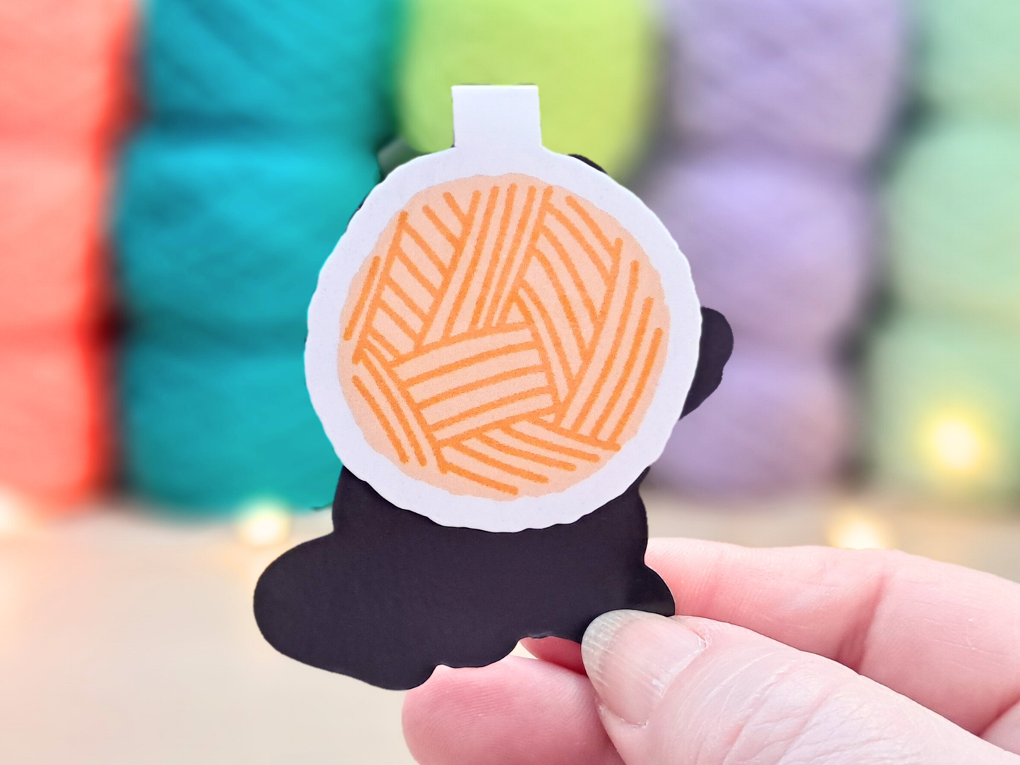 Magnetic Bookmark - Meg the Yarn Pals Mouse