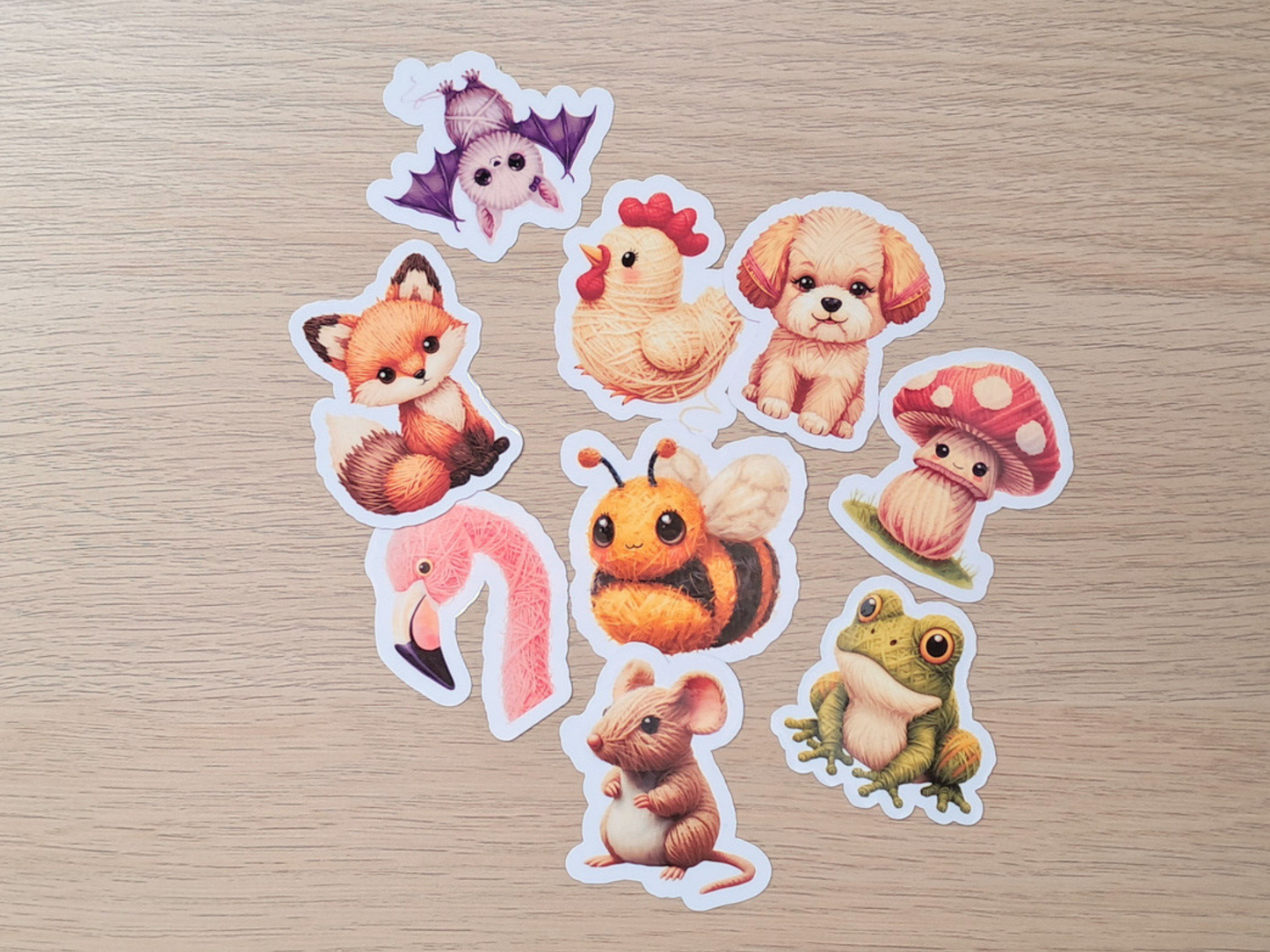 Puppy Die Cut Sticker - Yarn Pals Bobby