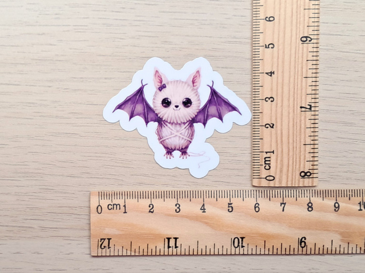 Bat Die Cut Sticker - Yarn Pals Echo