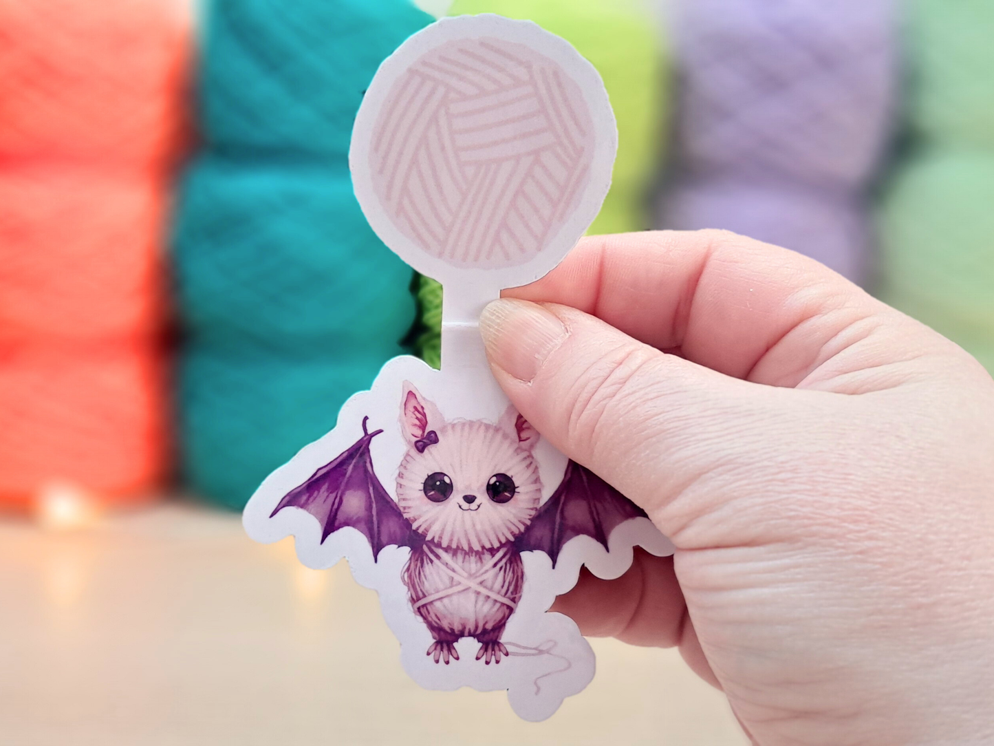 Magnetic Bookmark - Echo the Yarn Pals Bat