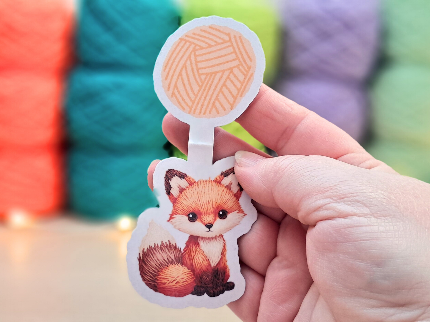 Magnetic Bookmark - Kit the Yarn Pals Fox