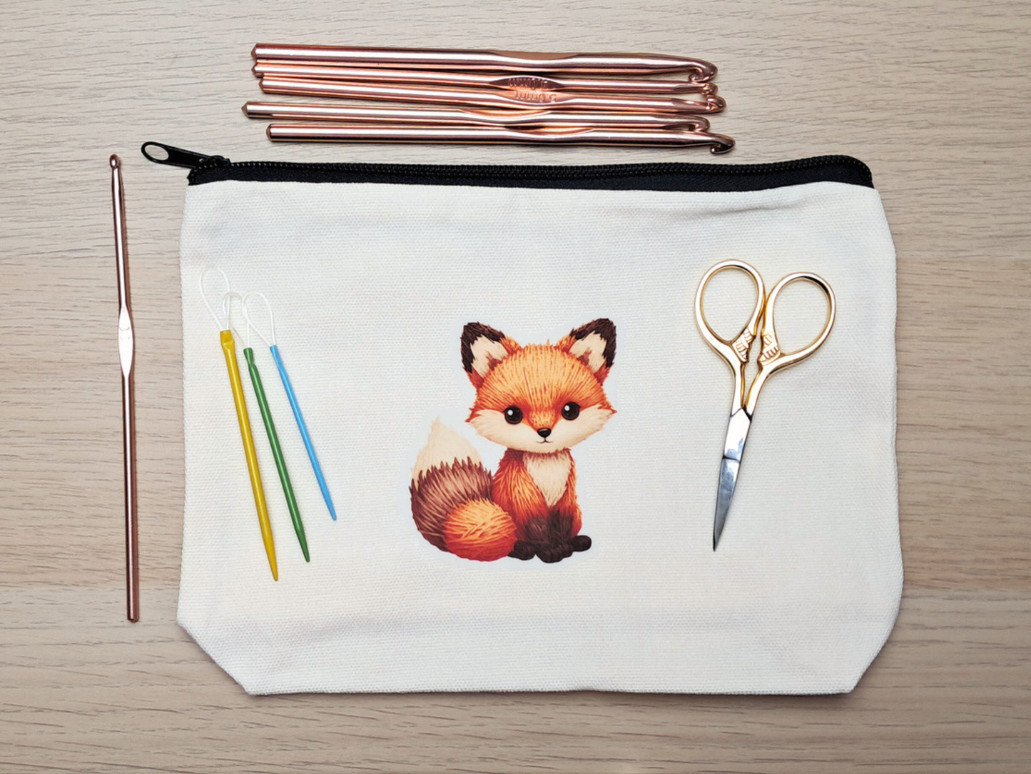 Fox project Pouch - Yarn Pals Kit