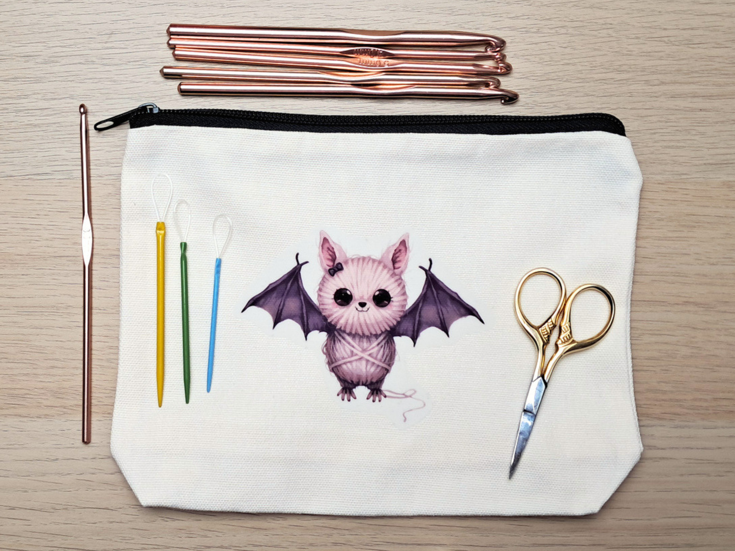 Bat Project Pouch - Yarn Pals Echo