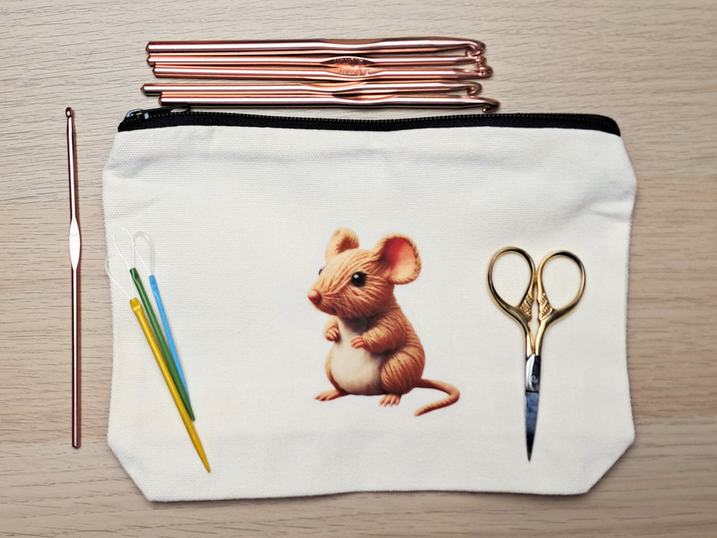 Mouse Project Pouch - Yarn Pals Meg