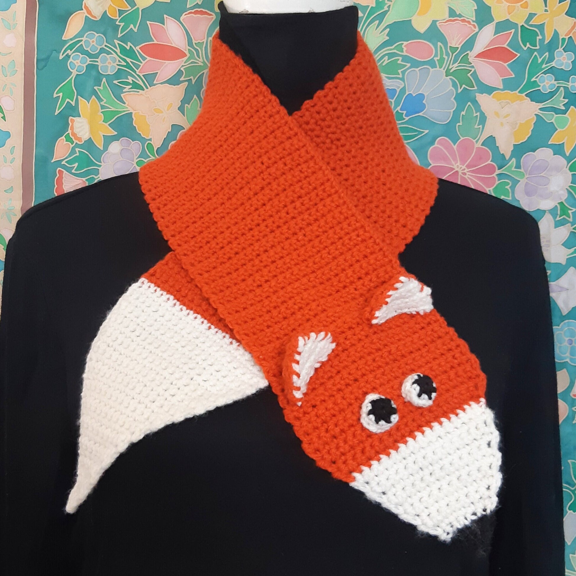 Easy Fox Scarf Crochet Pattern