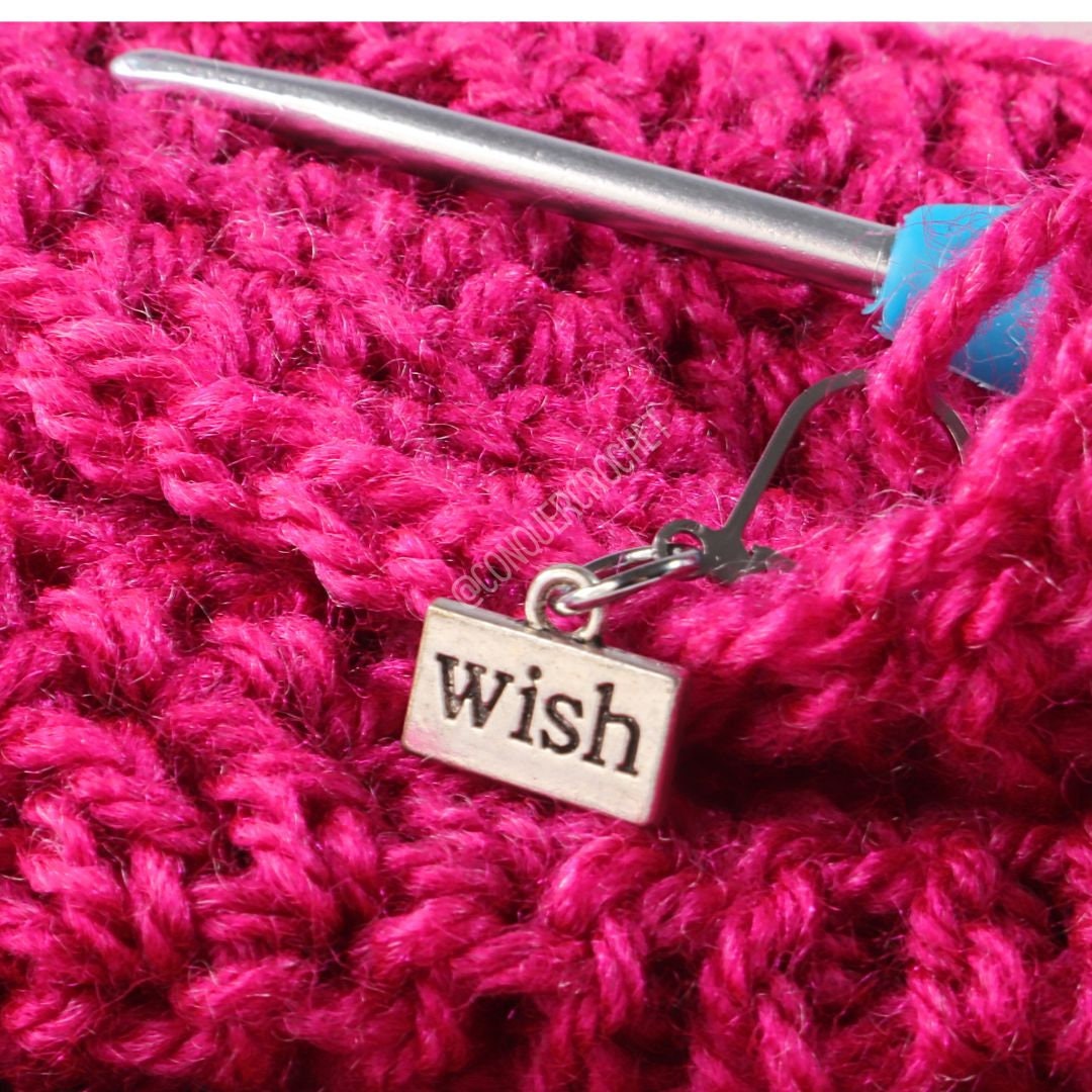 Wish Word Stitch Marker