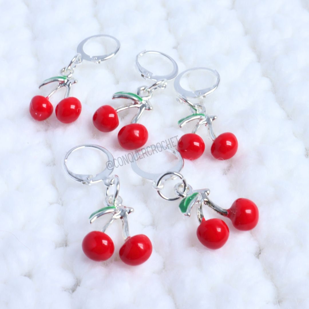 Cherry Stitch Marker