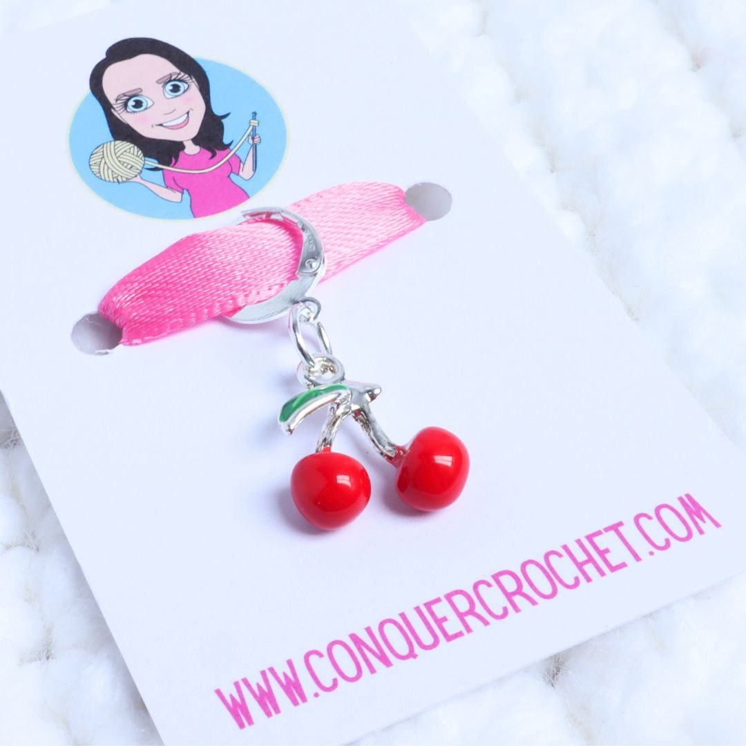 Cherry Stitch Marker