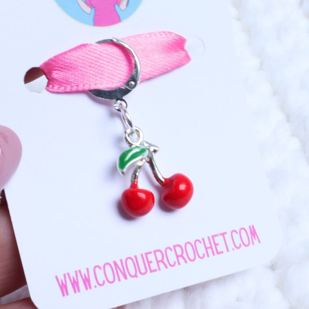Cherry Stitch Marker