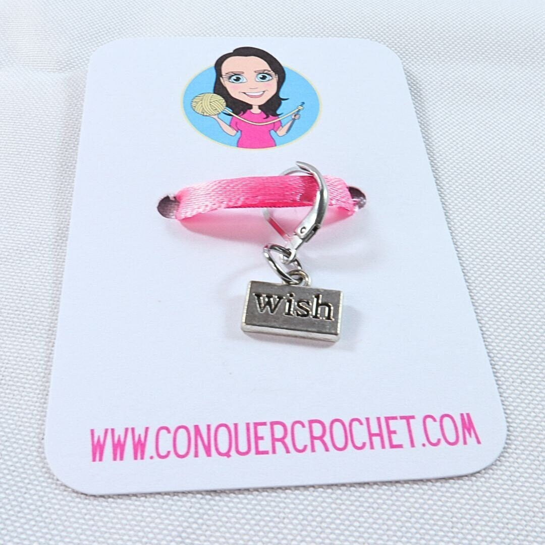 Wish Word Stitch Marker