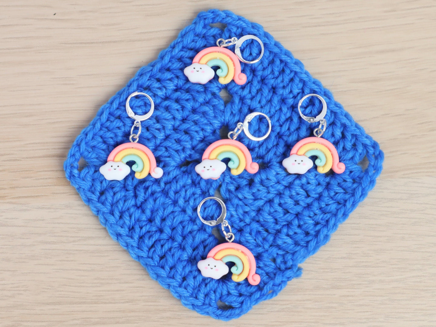 Rainbow Kawaii Stitch Marker