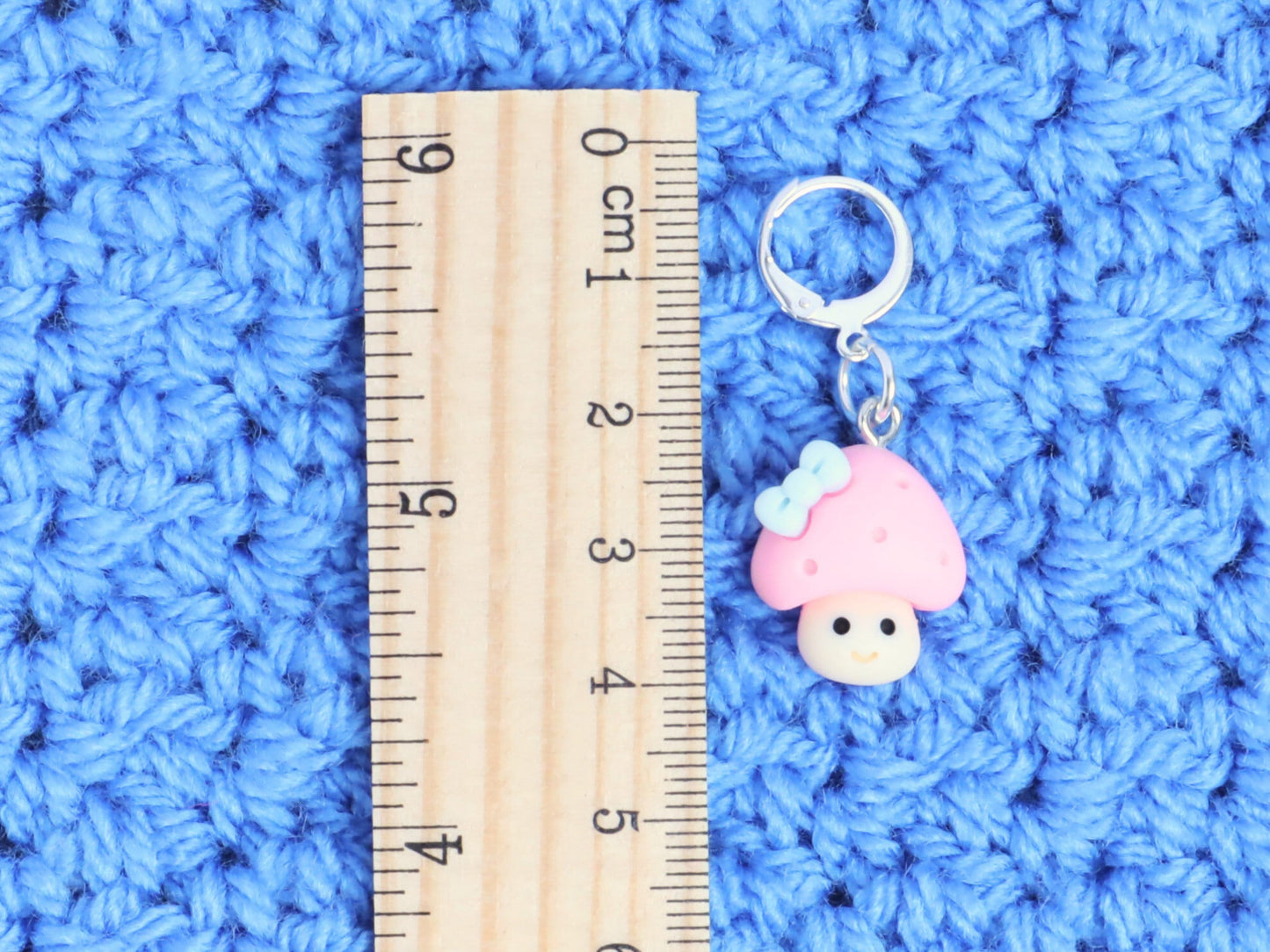 Cute Pink Mushroom Kawaii Stitch Marker