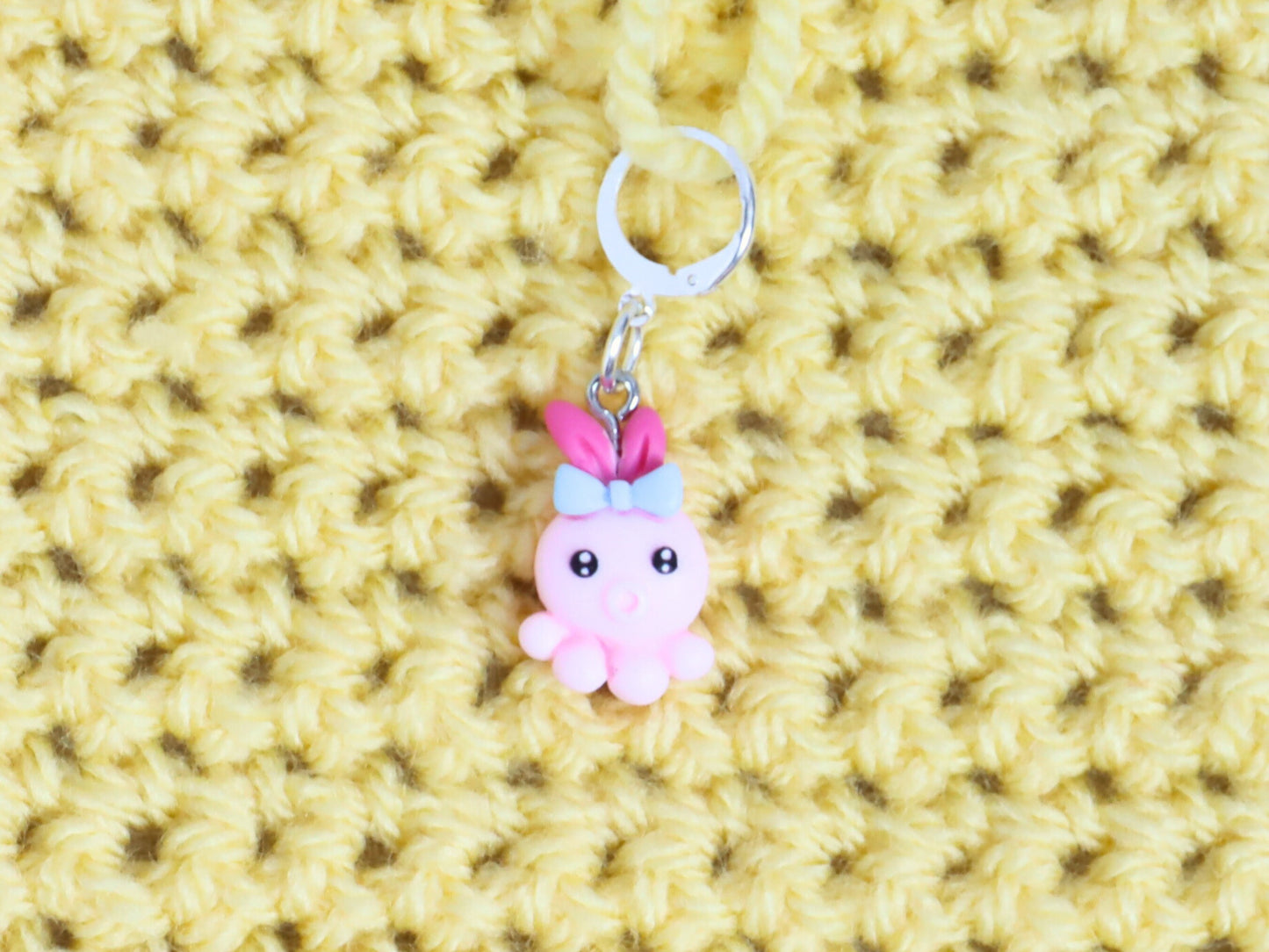 Cute Pink Octopus Kawaii Stitch Marker