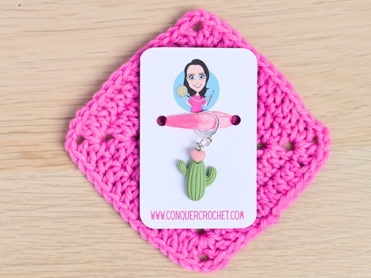 Cute Cactus Kawaii Stitch Marker