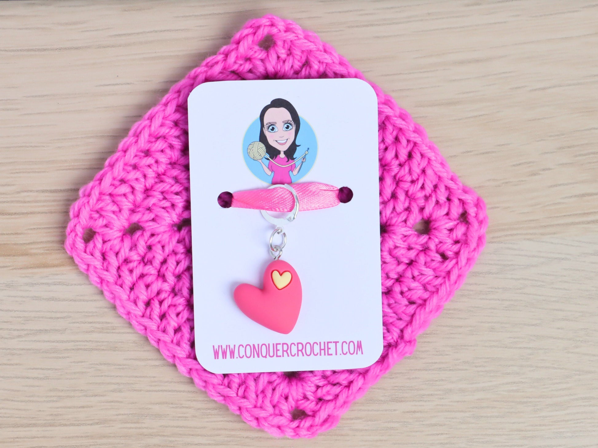 Cute Heart Kawaii Stitch Marker