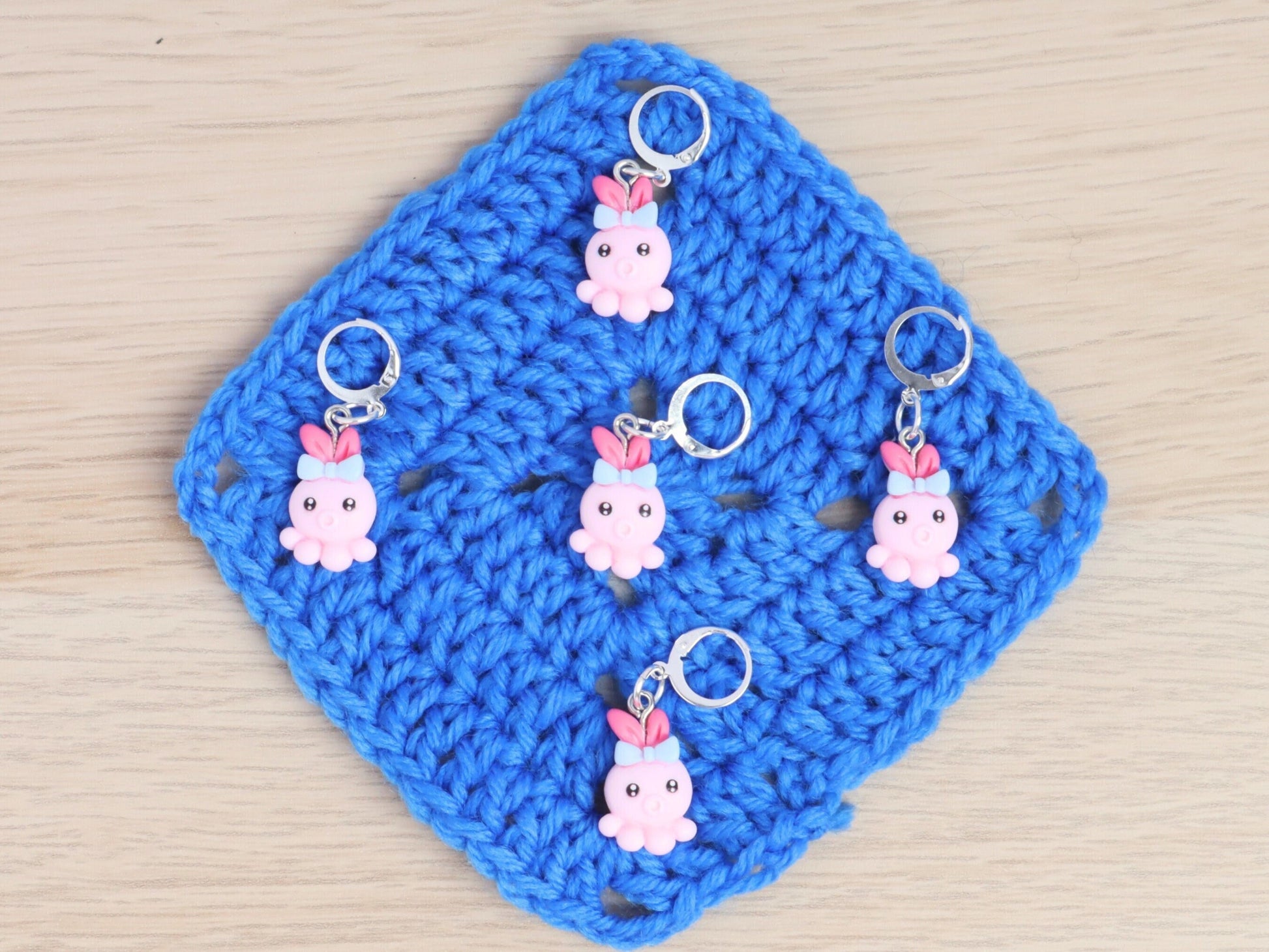 Cute Pink Octopus Kawaii Stitch Marker