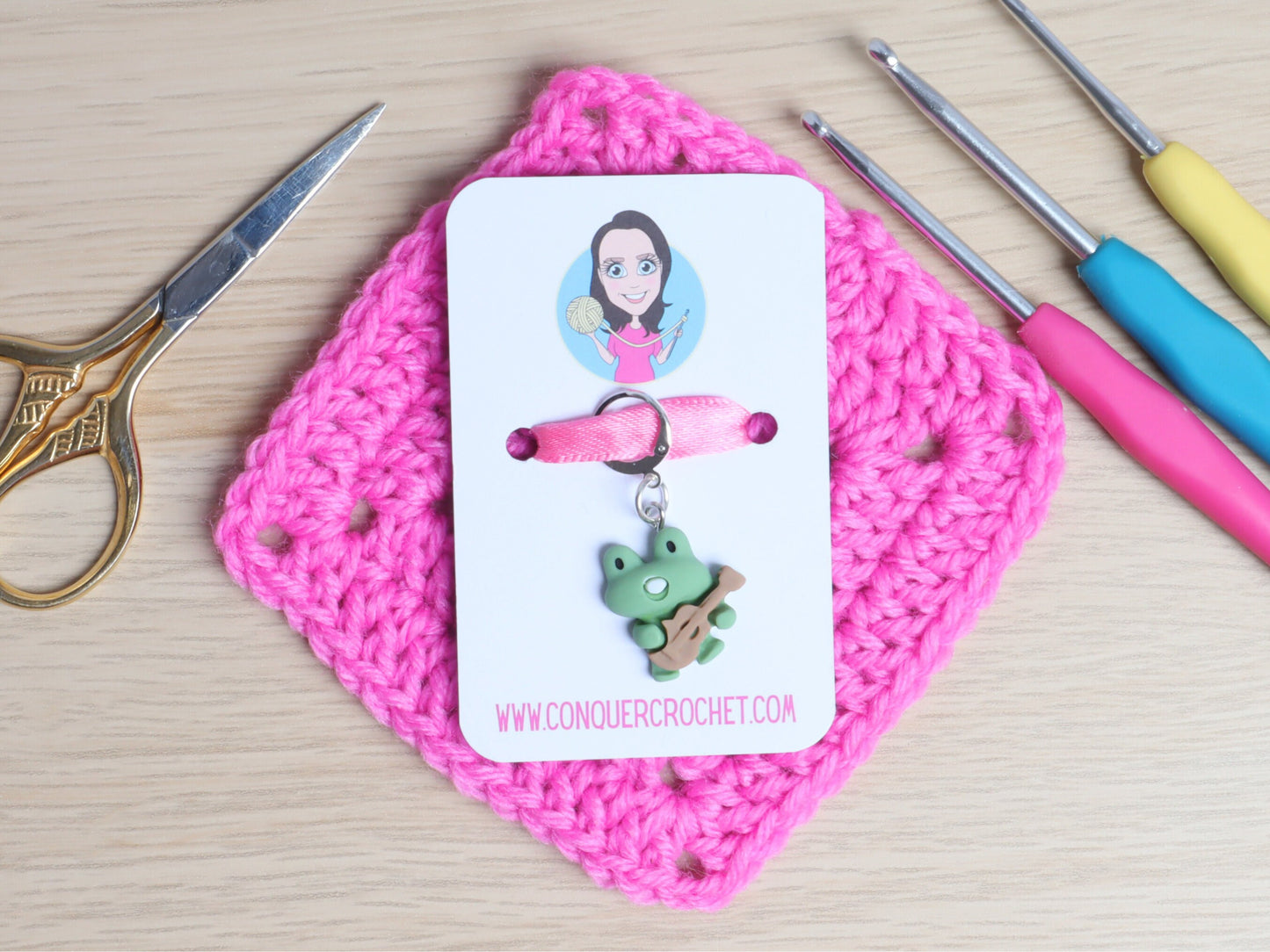Cute Singing Frog Kawaii Stitch Marker