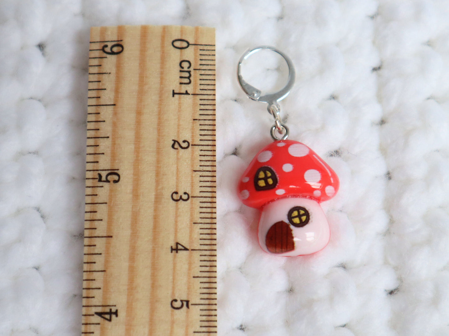 Cute Toadstool Cottage Kawaii Stitch Marker