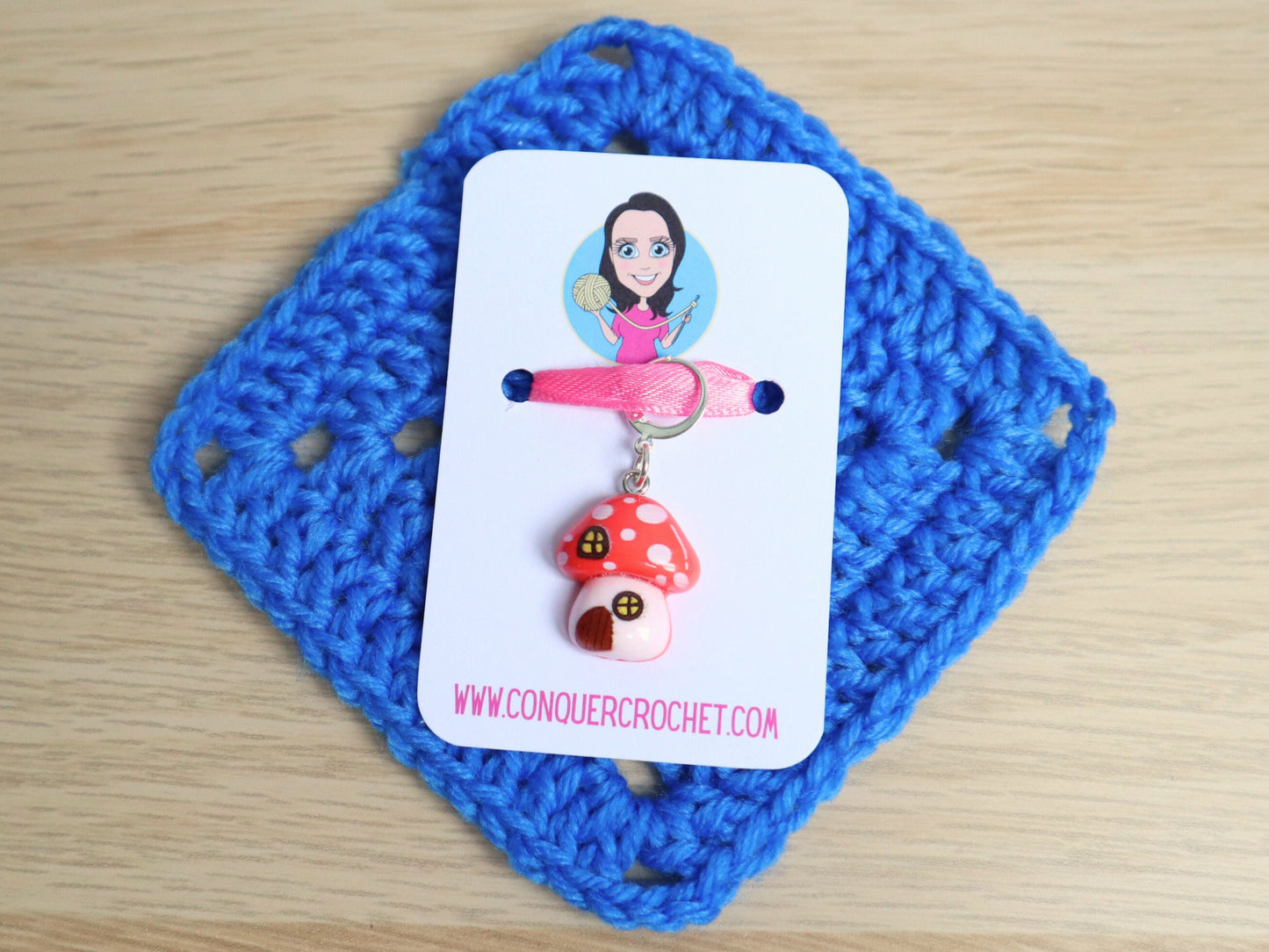 Cute Toadstool Cottage Kawaii Stitch Marker