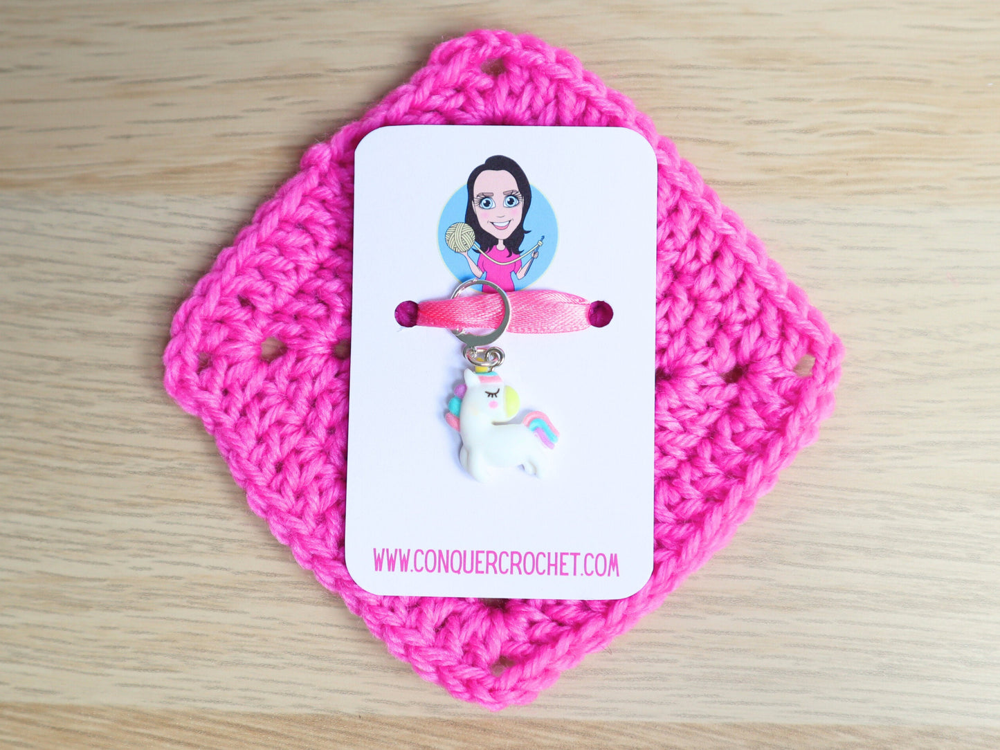 Cute Rainbow Unicorn Kawaii Stitch Marker