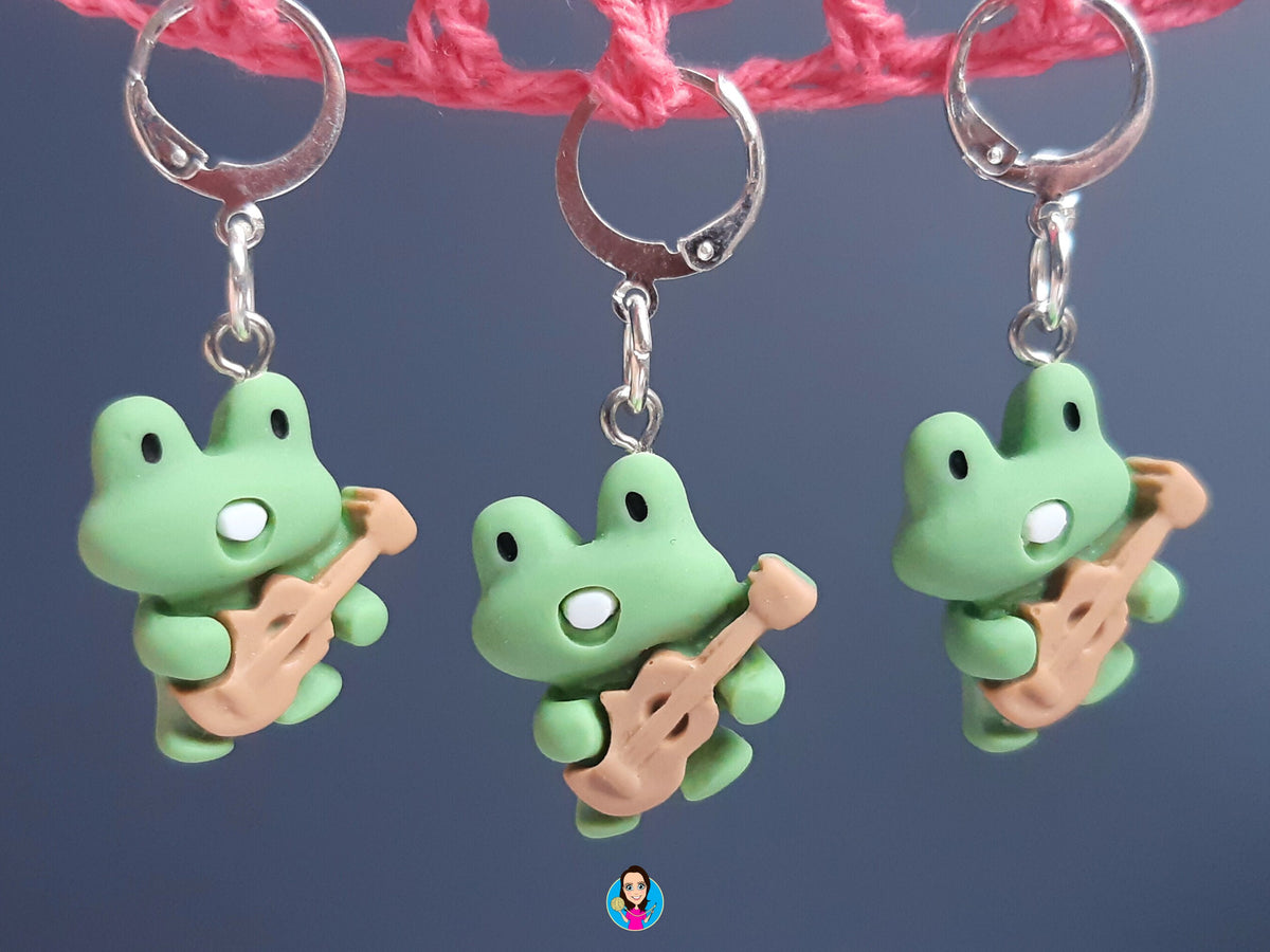 Cute Singing Frog Kawaii Stitch Marker